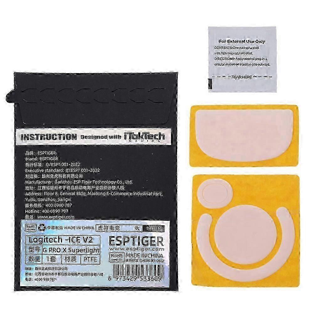 Esports Tiger ICE Mouse Skates Feet for logitech G Pro X Superlight Mouse Glides