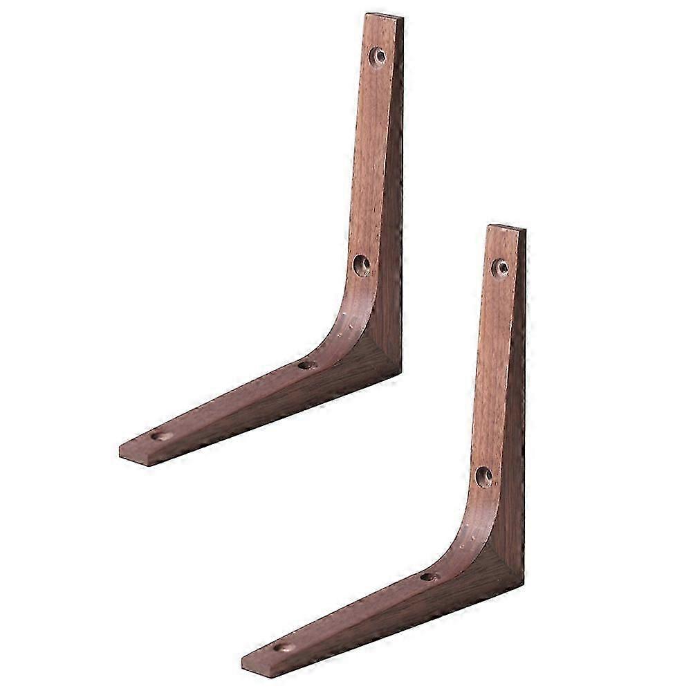 Wooden Brackets Stable Practical Shelf Supports for Home