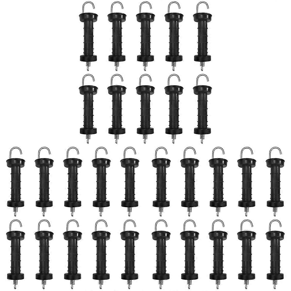 10 PCS Gate Handle for Electric Fence, Insulated Spring Tension