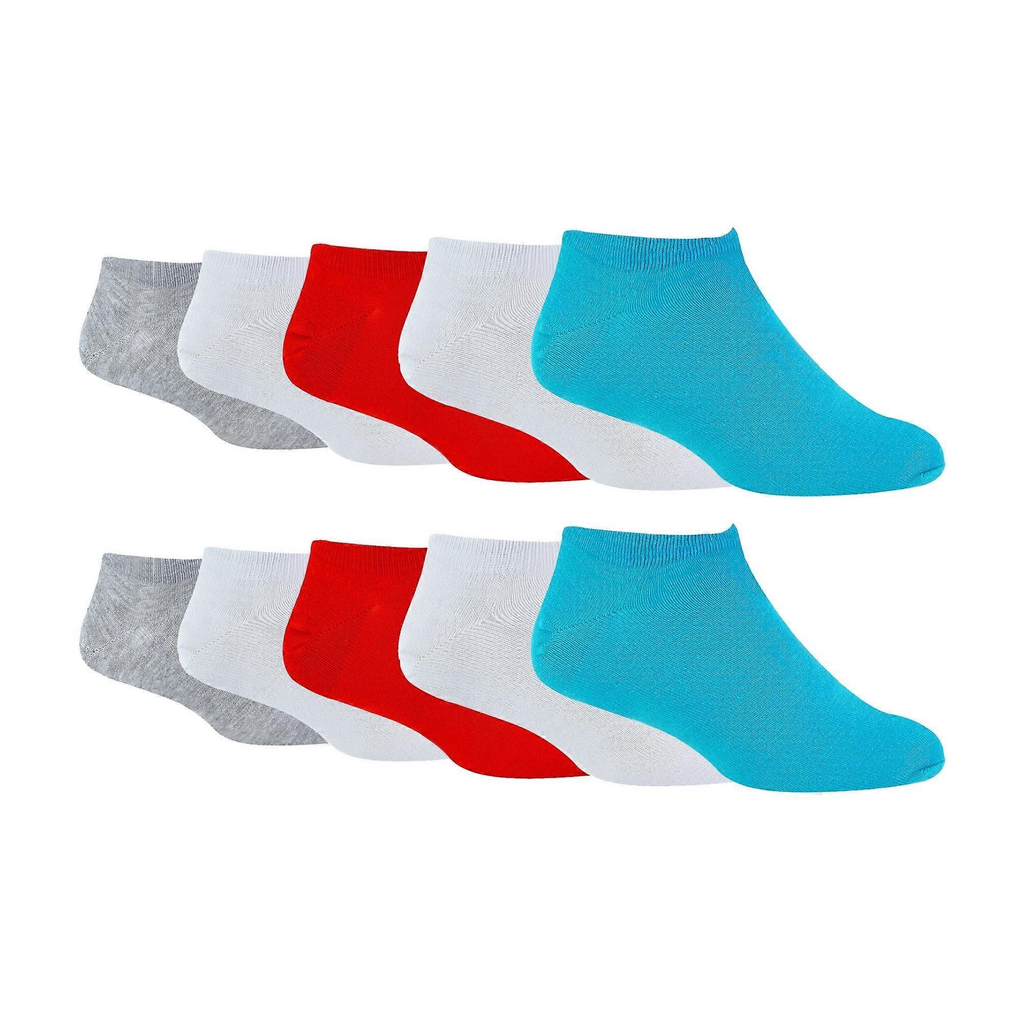 Wildfeet - Mens 10 Pair Multipack Breathable Trainer Socks