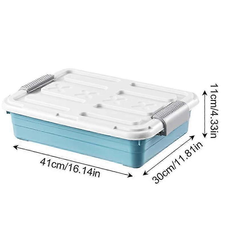 Under Bed Storage Organizer with Waterproof Casters, Large Capacity Space-Saving Solution for Home O