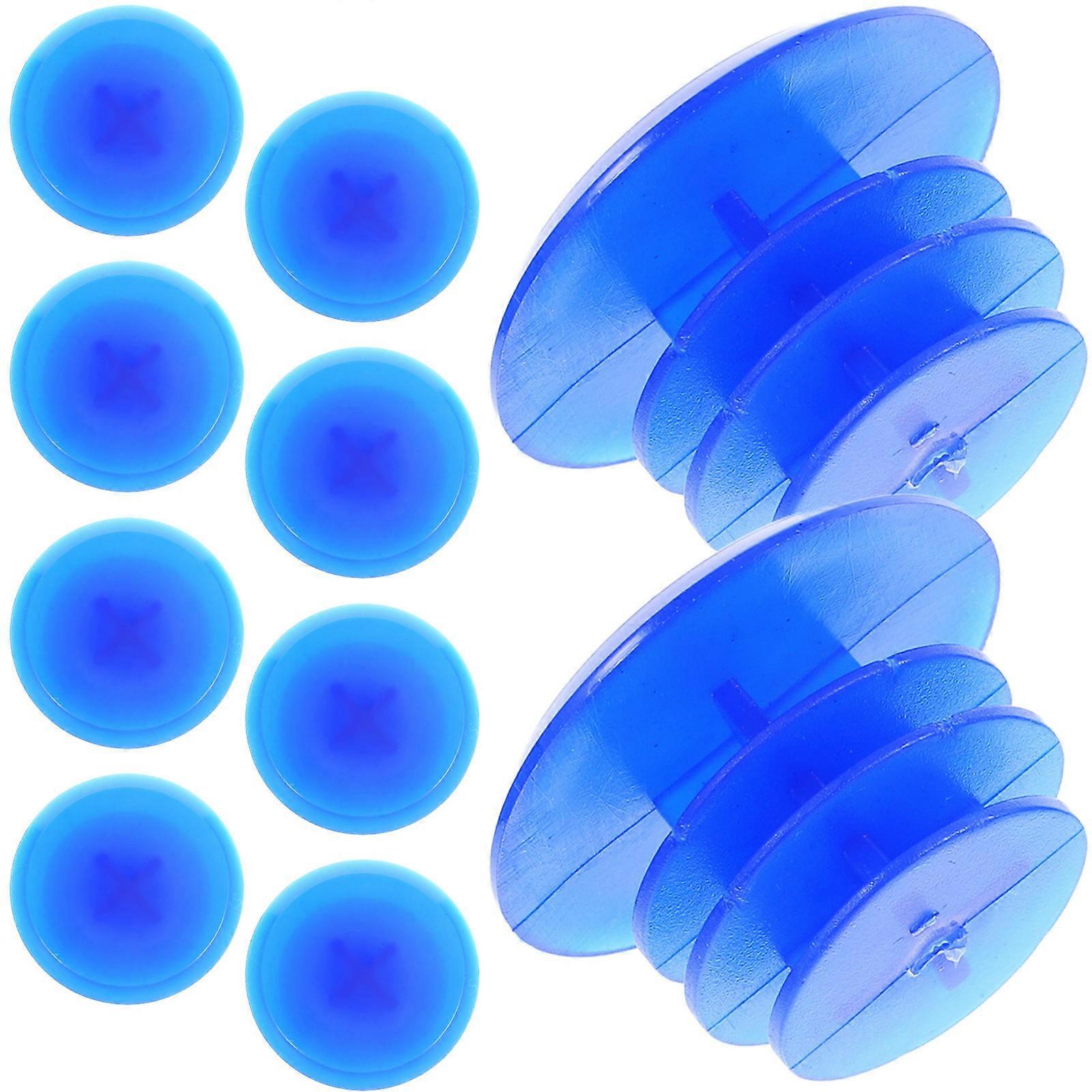 Plastic Handlebar Caps Mountain Bike End Plugs for 30Pcs Blue Set