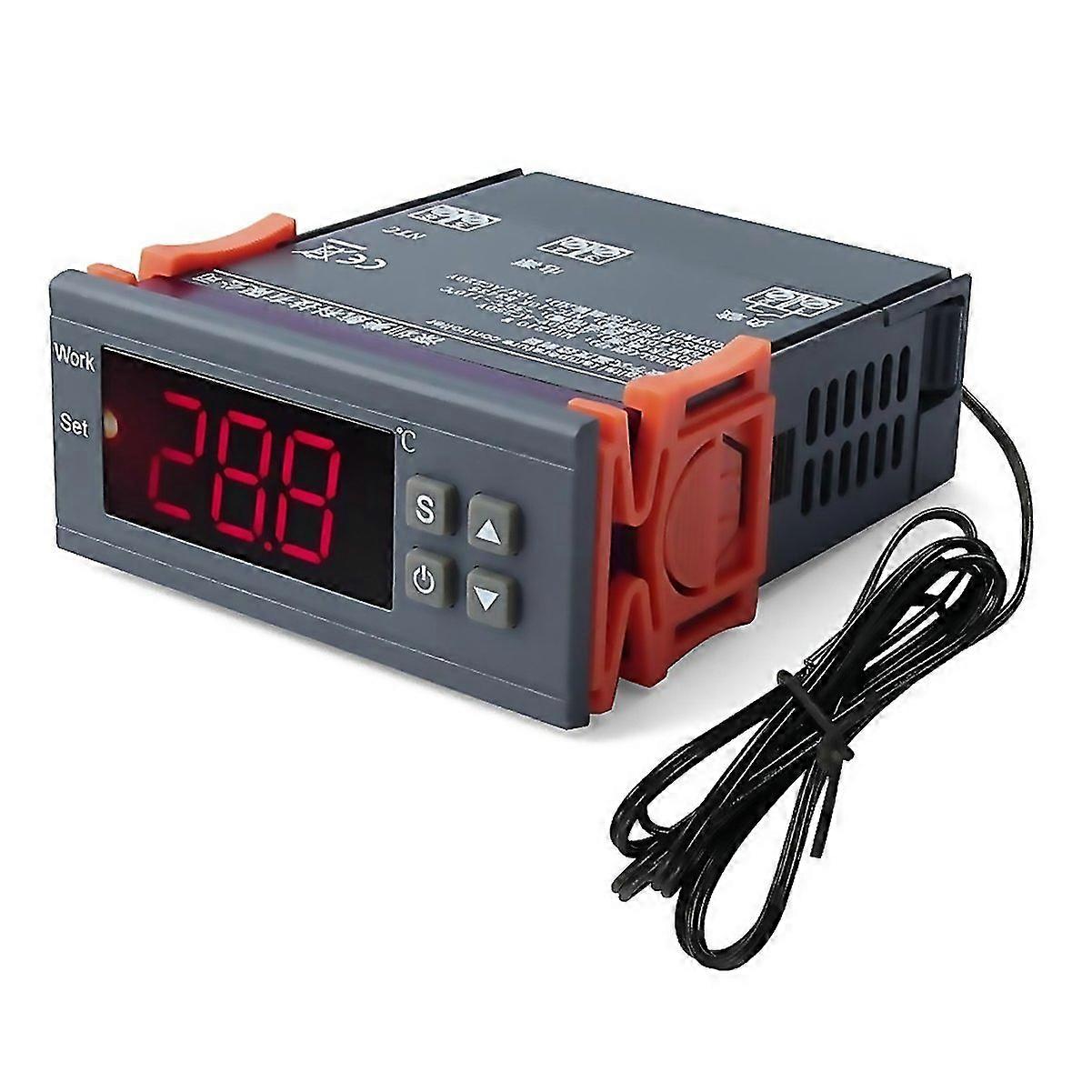 For Mh1210w Digital Lcd Temperature Controller Thermocouple Thermostat Regulator With Sensor Termome