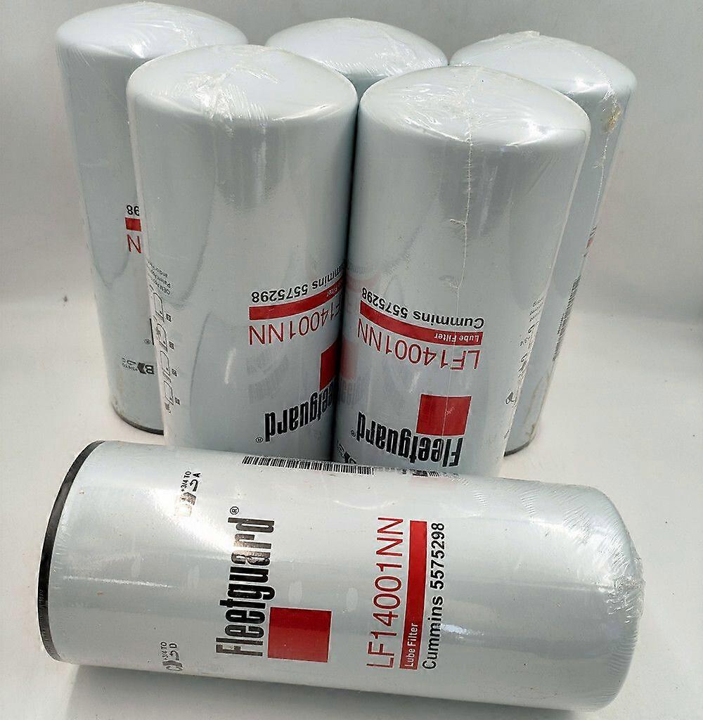 6PCS LF14001NN Fleetguard Oil Filter 5575298 for Cummins X15 Engine US Stock NO.7144