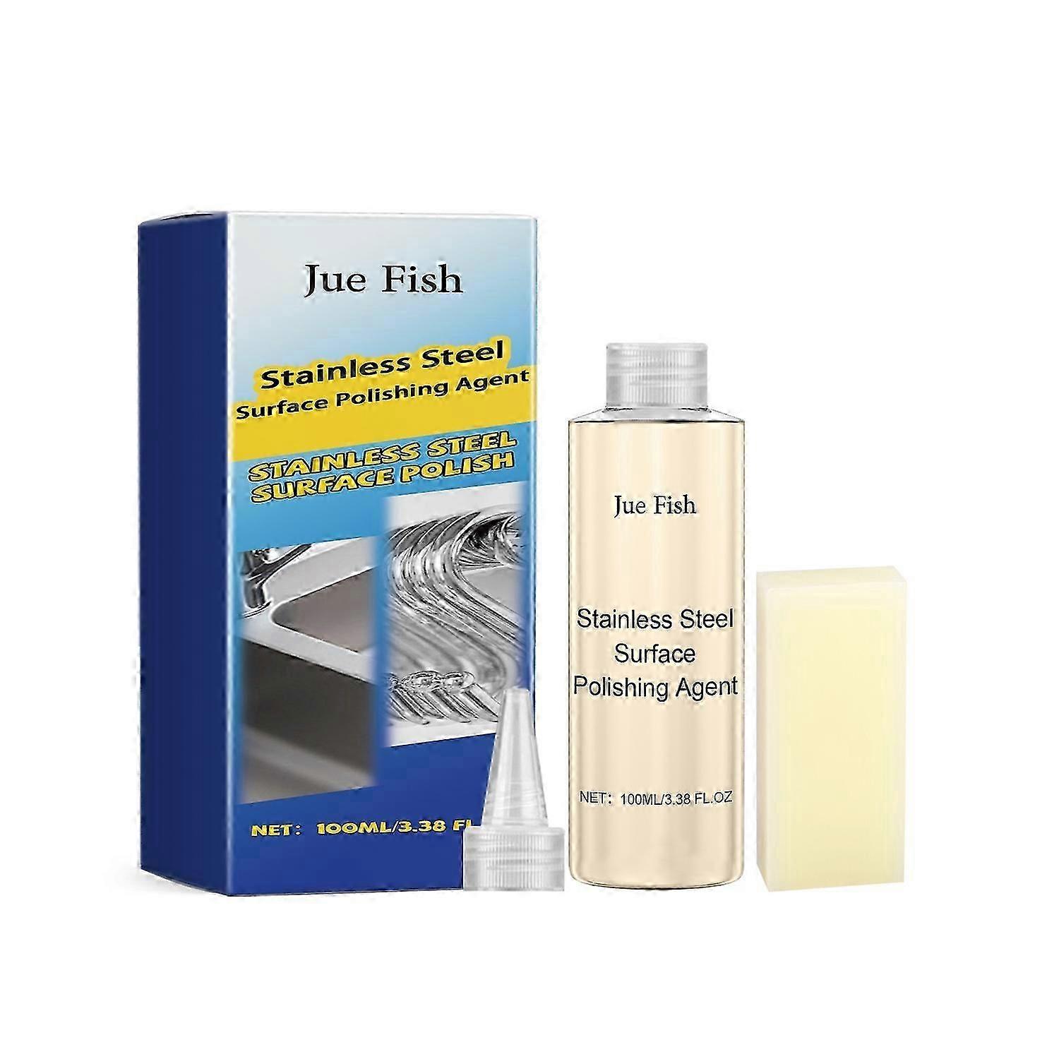 Γυαλιστικό ανοξείδωτου χάλυβα, καθαρισμός, απολύμανση και αφαίρεση λεκέδων, γυάλισμα, φωτεινό, απαλή συντήρηση