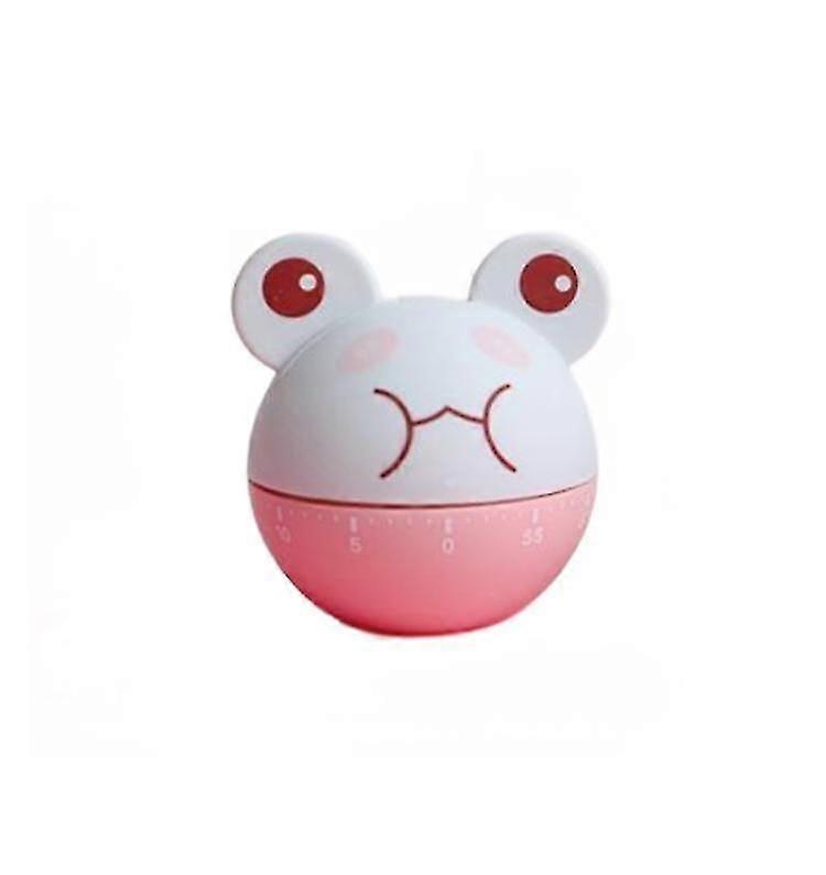 Cute Cartoon Pet Mechanical Kitchen Timer, 60 Minute Wind Up Dial 360 Rotating Countdown