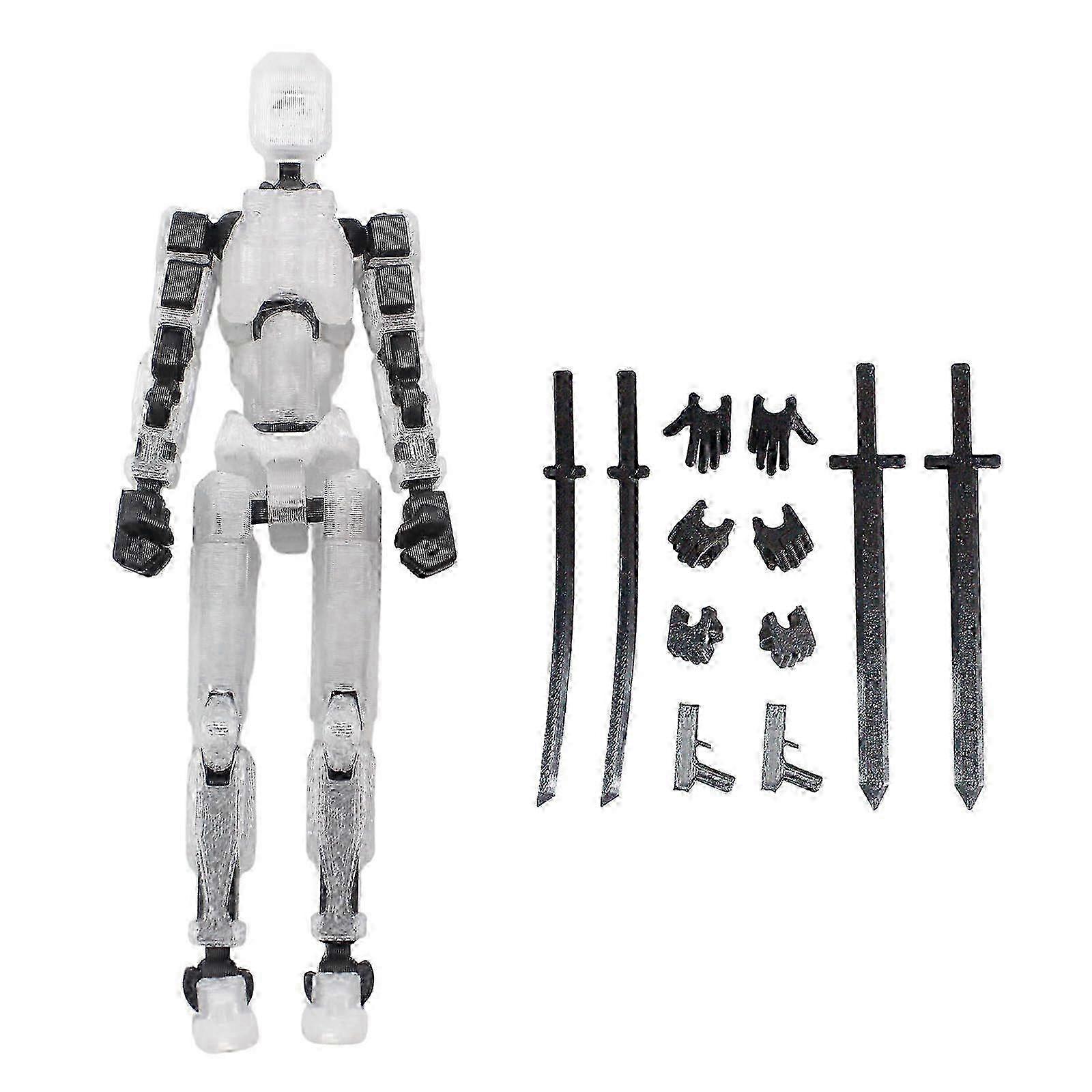 T13 Action Figure,Titan 13 Action Figure,Robot Action Figure,3D Printed Action