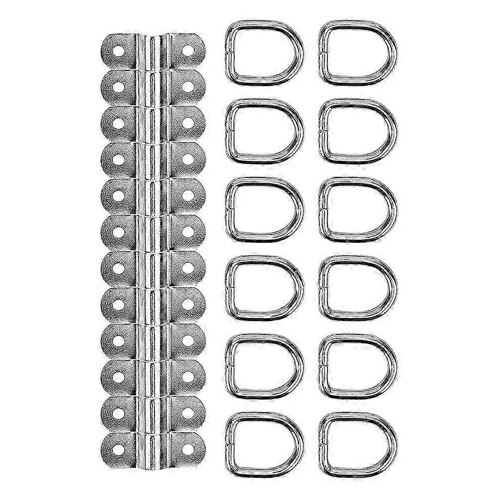Towing Anchor Hooks D Ring for Trailer Secure Tie Down Lashing