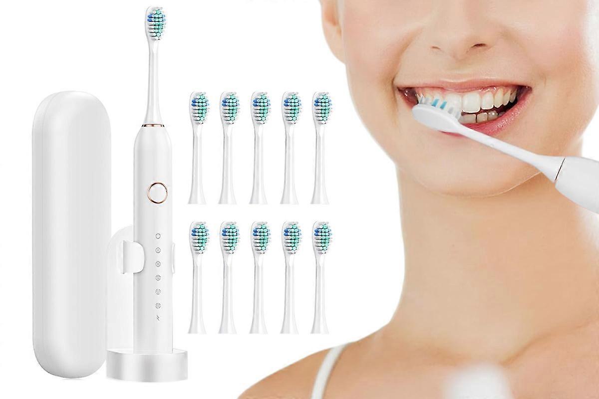 Electric Toothbrush 22000 VPM Deep Clean Toothbrush with 10 Brush