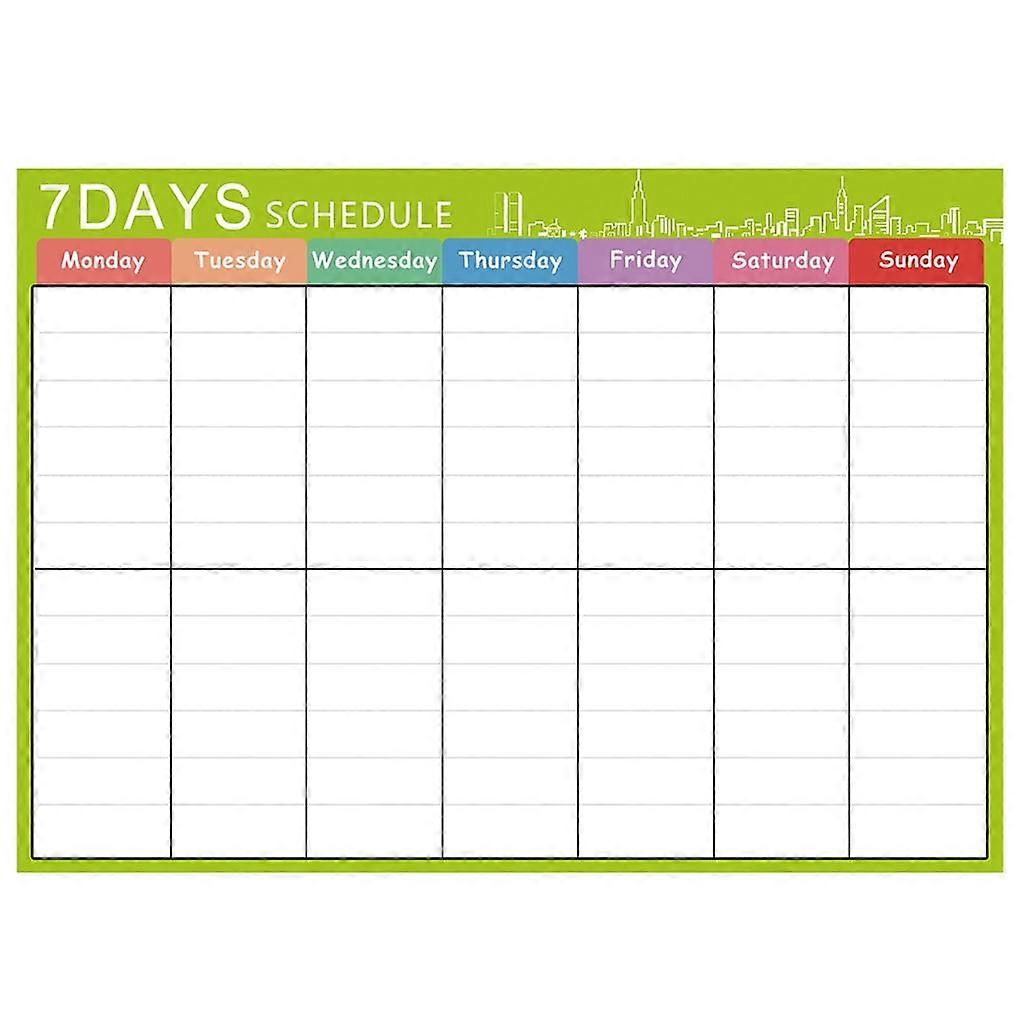 WRXMIJNHGSA Calendar Whiteboard Magnetic Calendars For Refrigerator Family Notepad