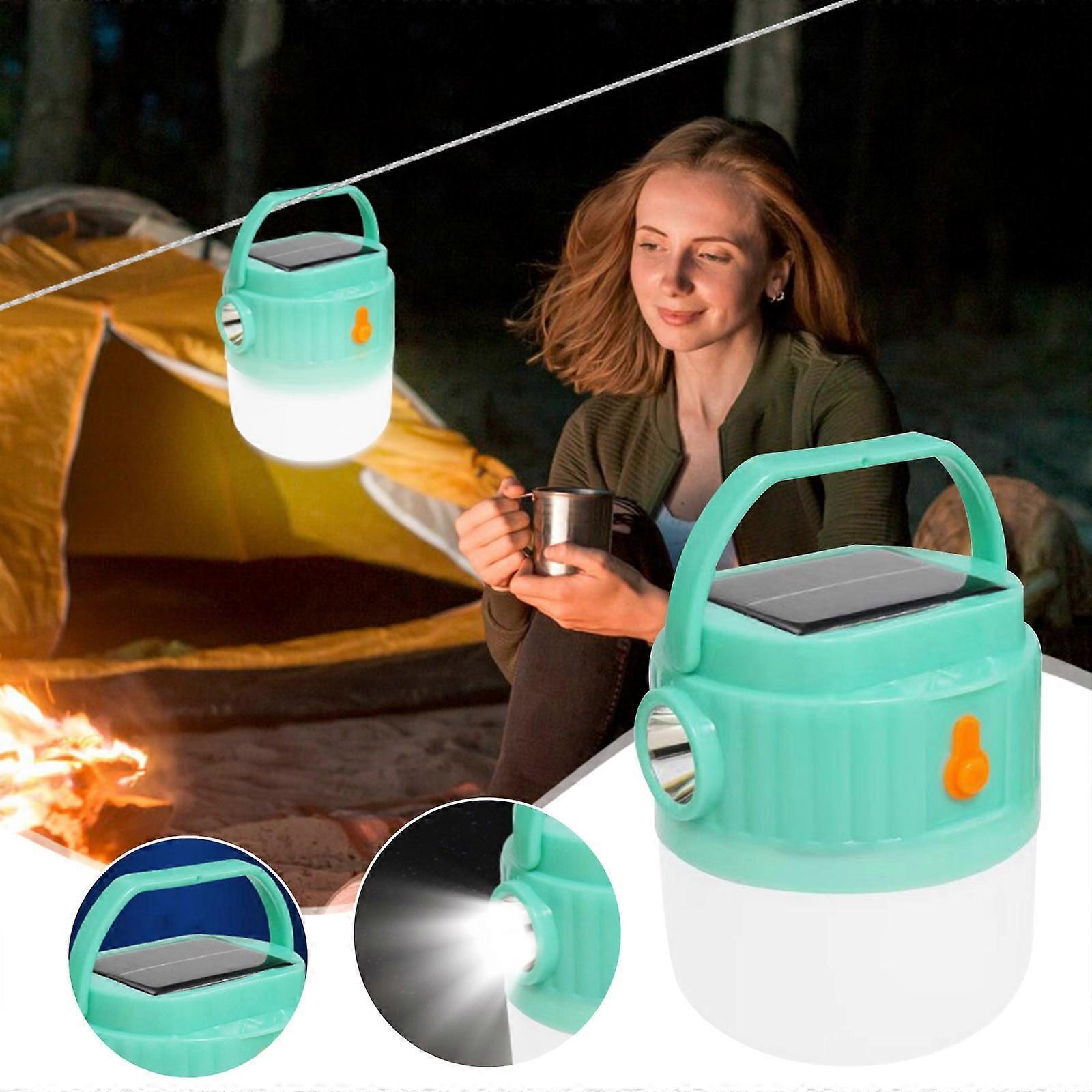 Donemore High Power Solar Camping Light - Portable LED USB Rechargeable Lantern, Waterproof, with Remote, Compatible with Tent, for Hiking, Power
