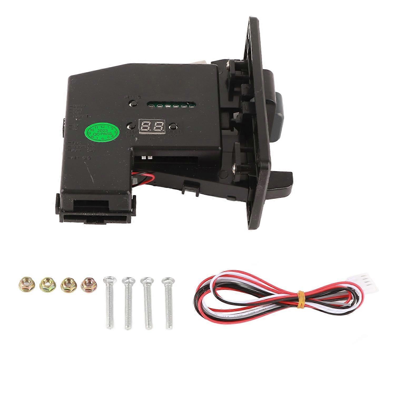 Coin Acceptor Support 6 Kinds of Coins Vending Machine Coin Slot for Game Machines Vending Machines