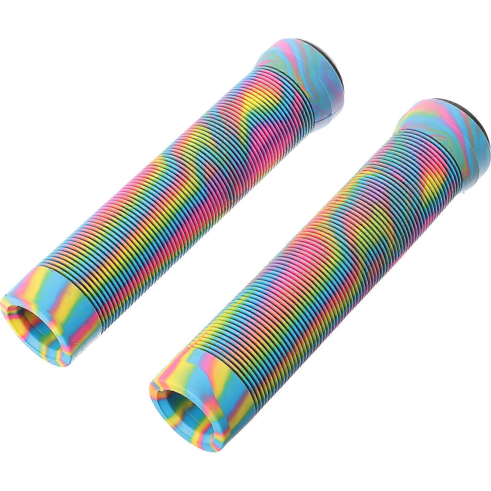 1 Pair Nonslip Bike Handlebar Grips Bike Handle Protective Sleeves Anti-slipping Bike Handlebar for Replace