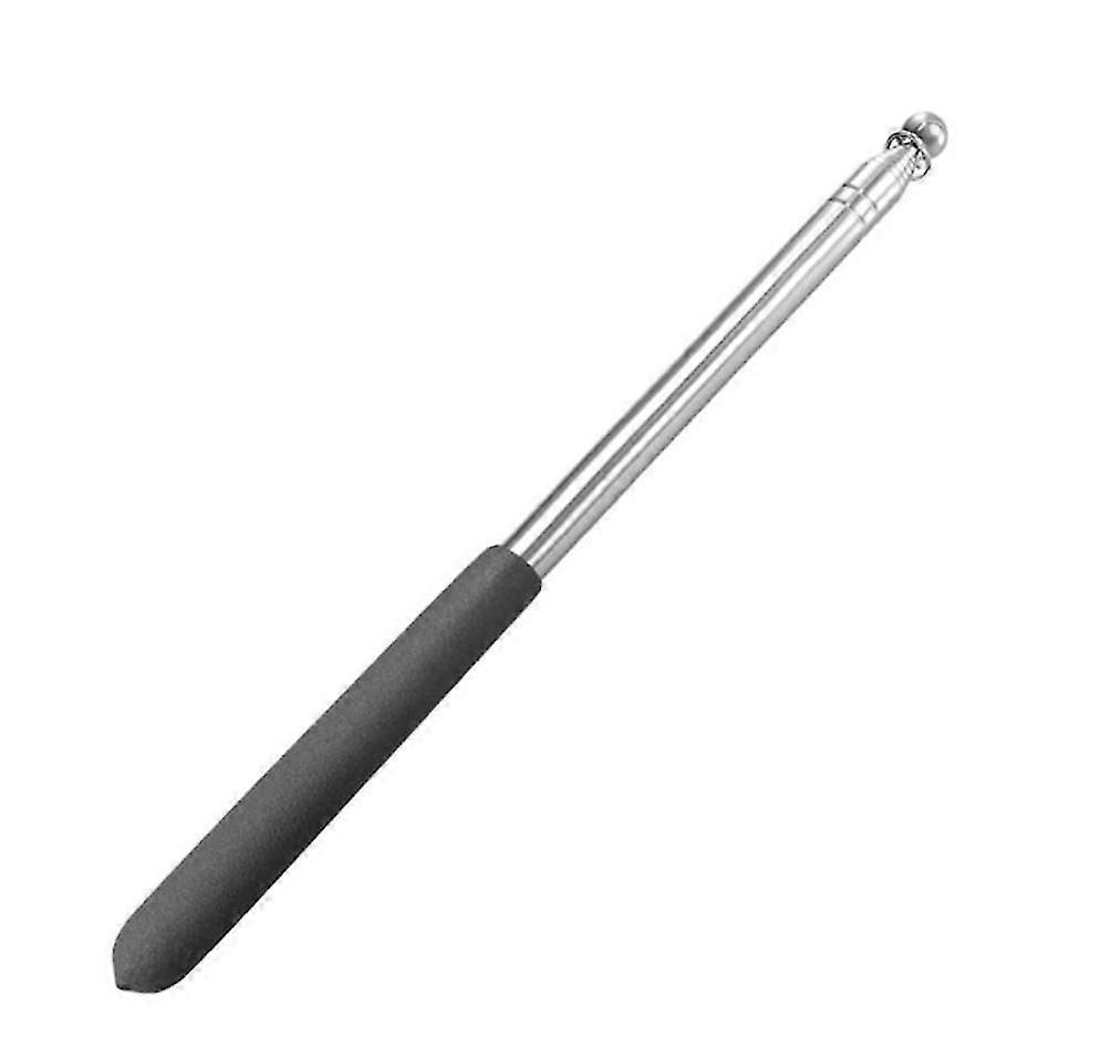 1.2m retractable guide flagpole, stainless steel teaching pointer