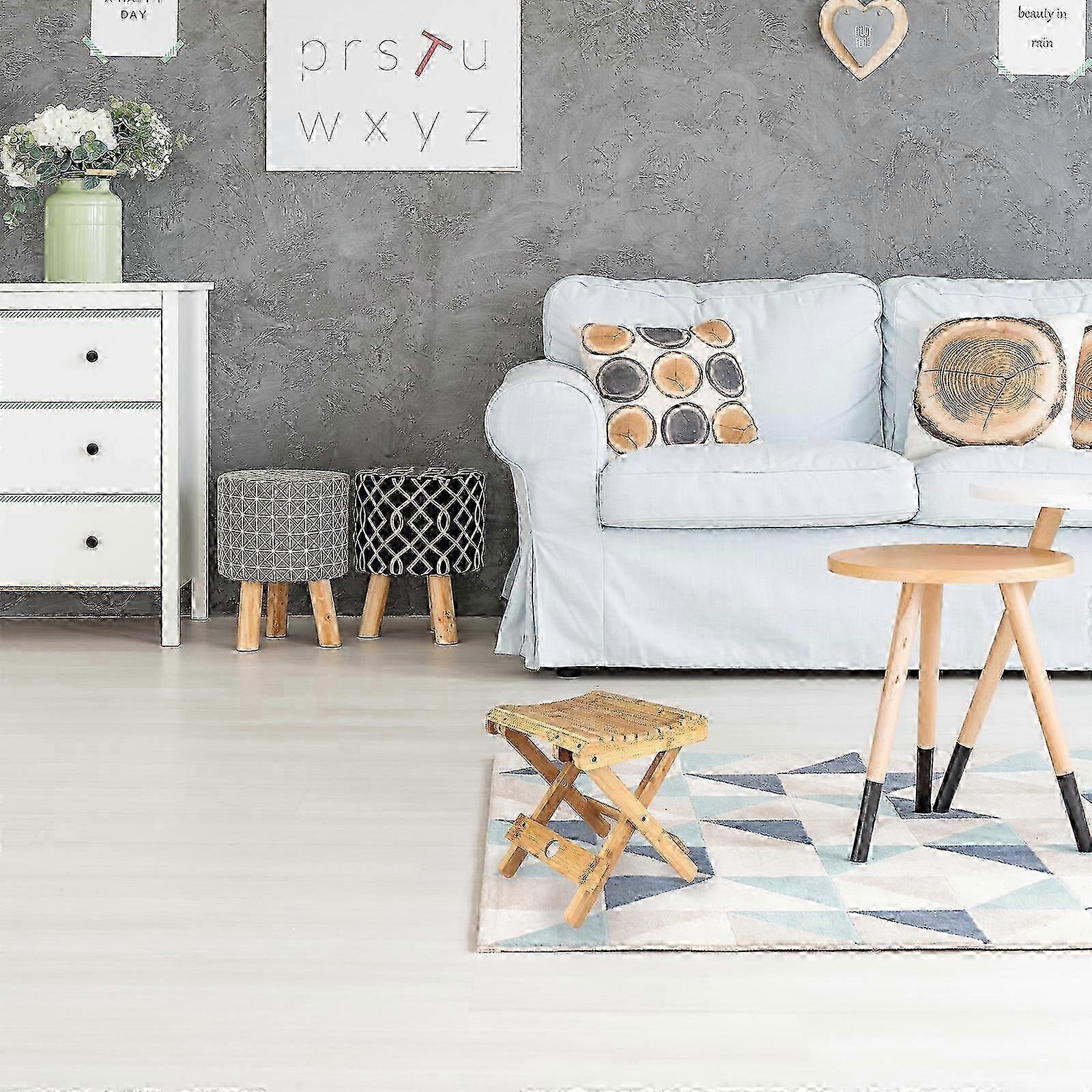 Portable Bamboo Folding Stool, Home and Shower Use, Compact Size 2025