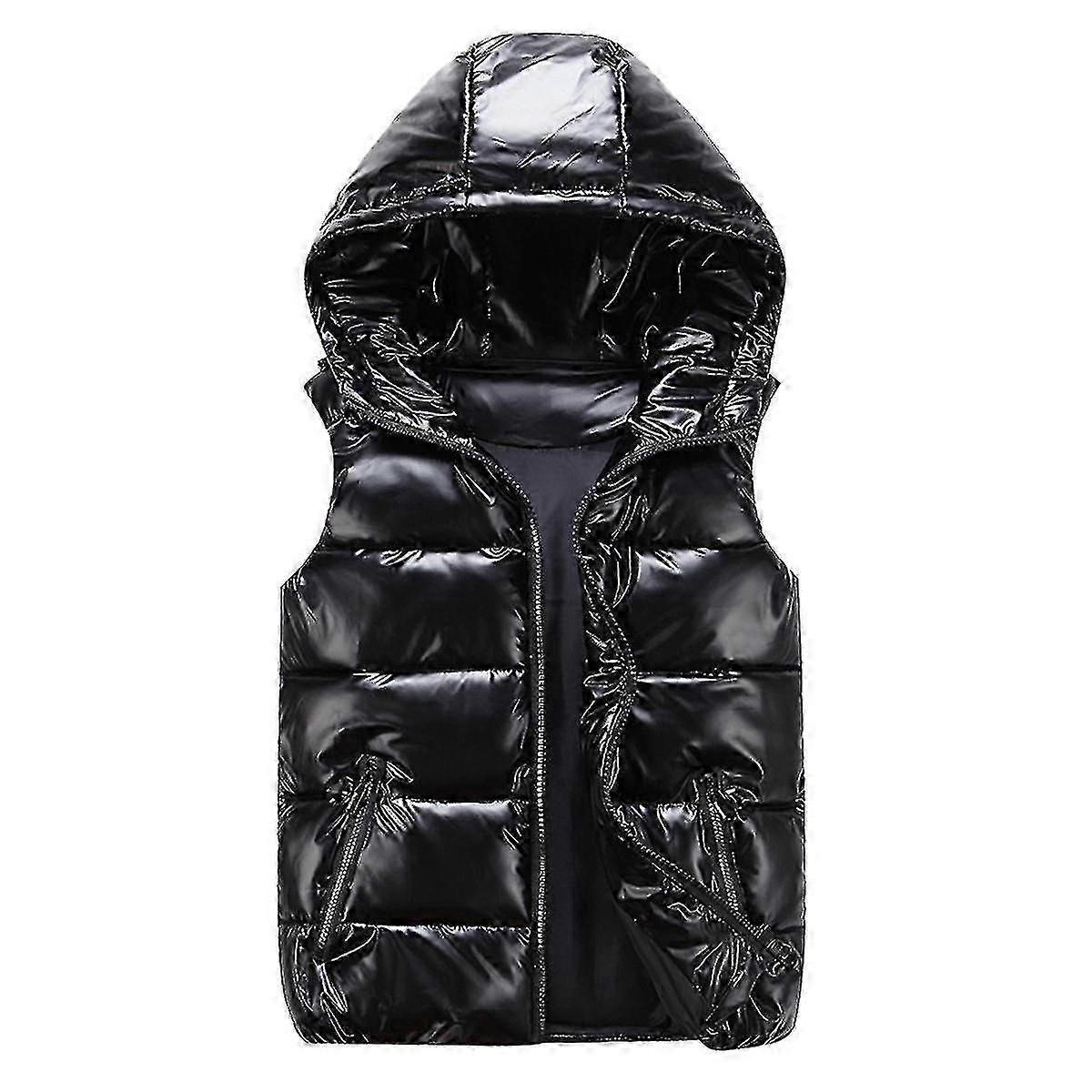 Waterproof Puffer Vest for Hiking, Lightweight Sleeveless Jacket
