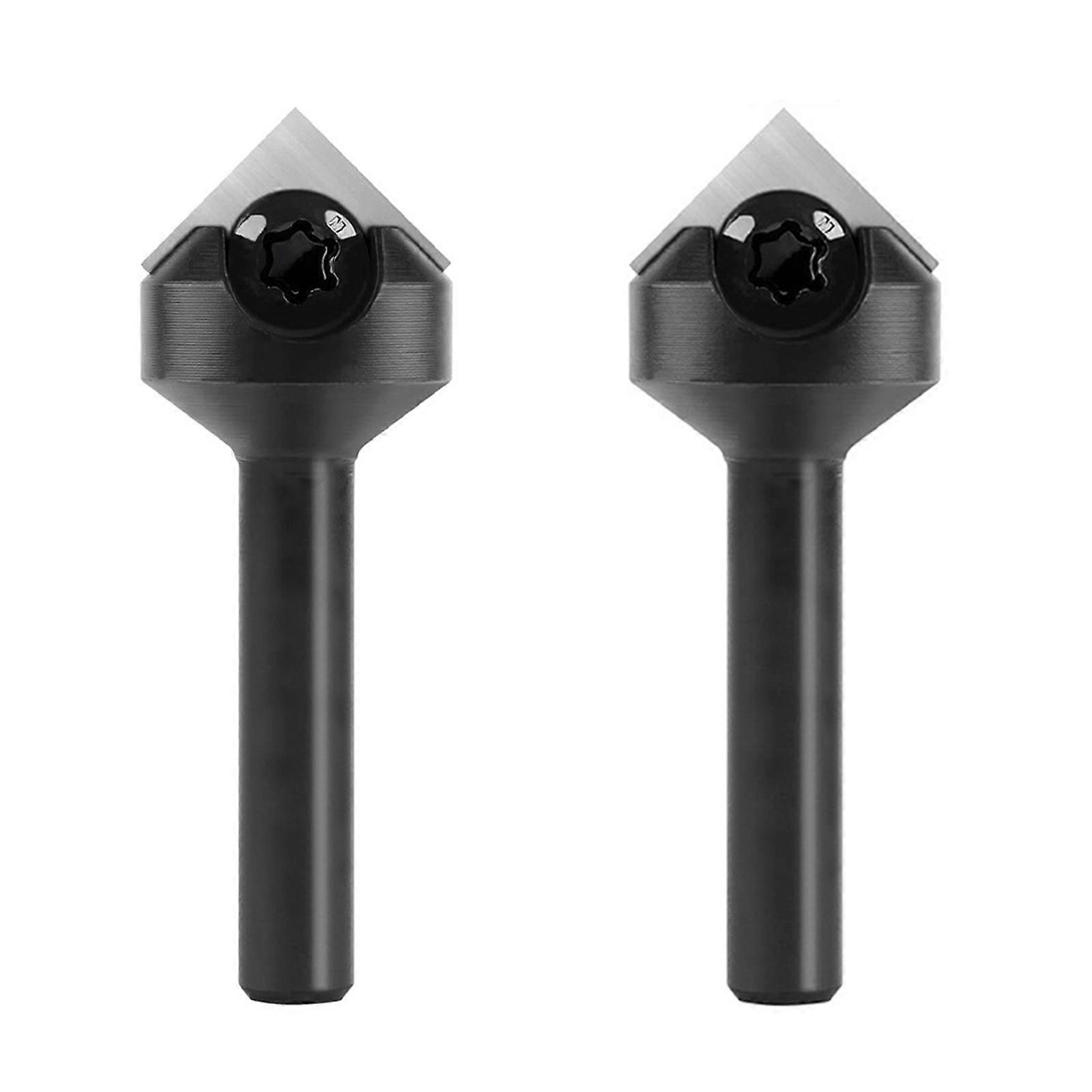 High Hardness V Type Milling Cutter Replaceable Insert Milling Cutter Double Angle Option For Wood Processing Tool Multicolor