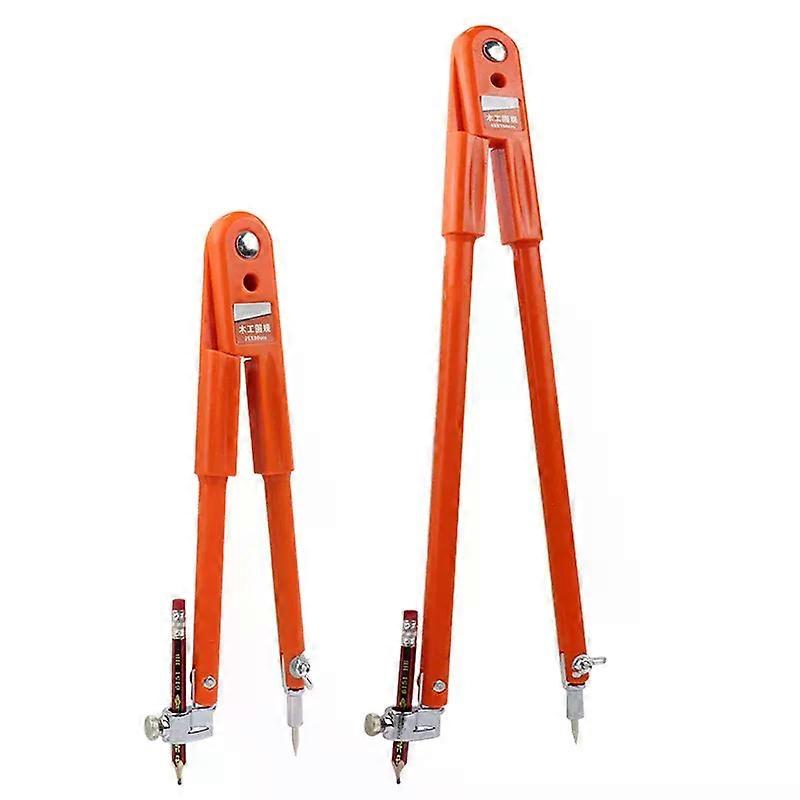 Steel Max 45/75cm Diameter Carpenter Precision Scribe Circular Pencil Drawing Compasses Adjustable Marking Scribing wood tool