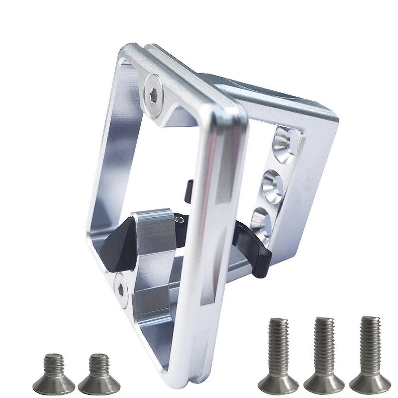 Bicycles Frame Adapter Folding Bike Front Carriers Block Bracket Aluminum Alloys Front Shelf Mount Carriers Easy to Install  silver