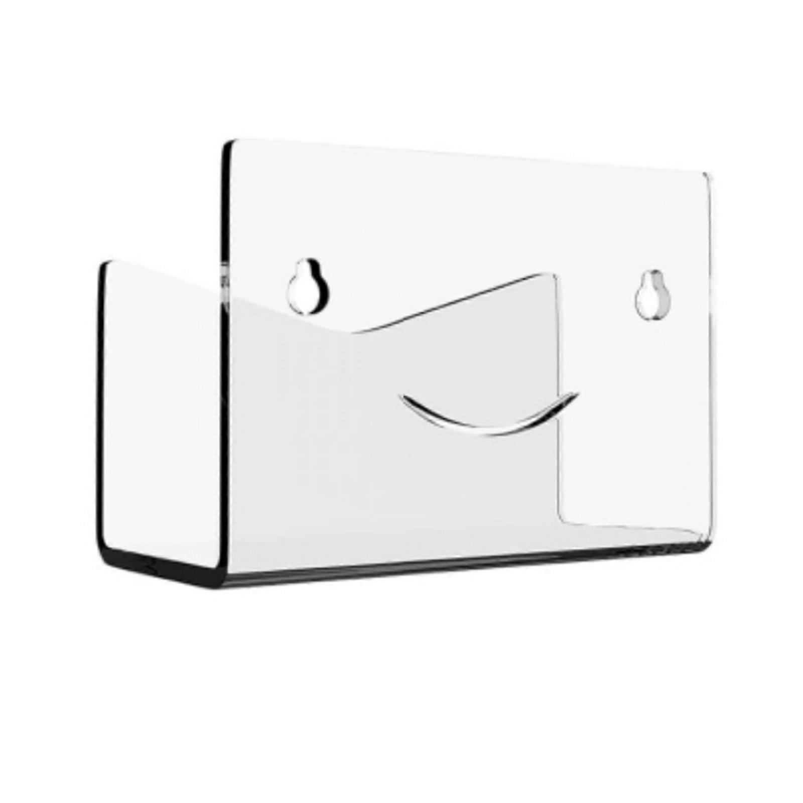 Acrylic Envelope Holder Wall Mounted Mail Postcard Organizer Rack Versatile Document Storage Countertop Magazine Shelf Multicolor