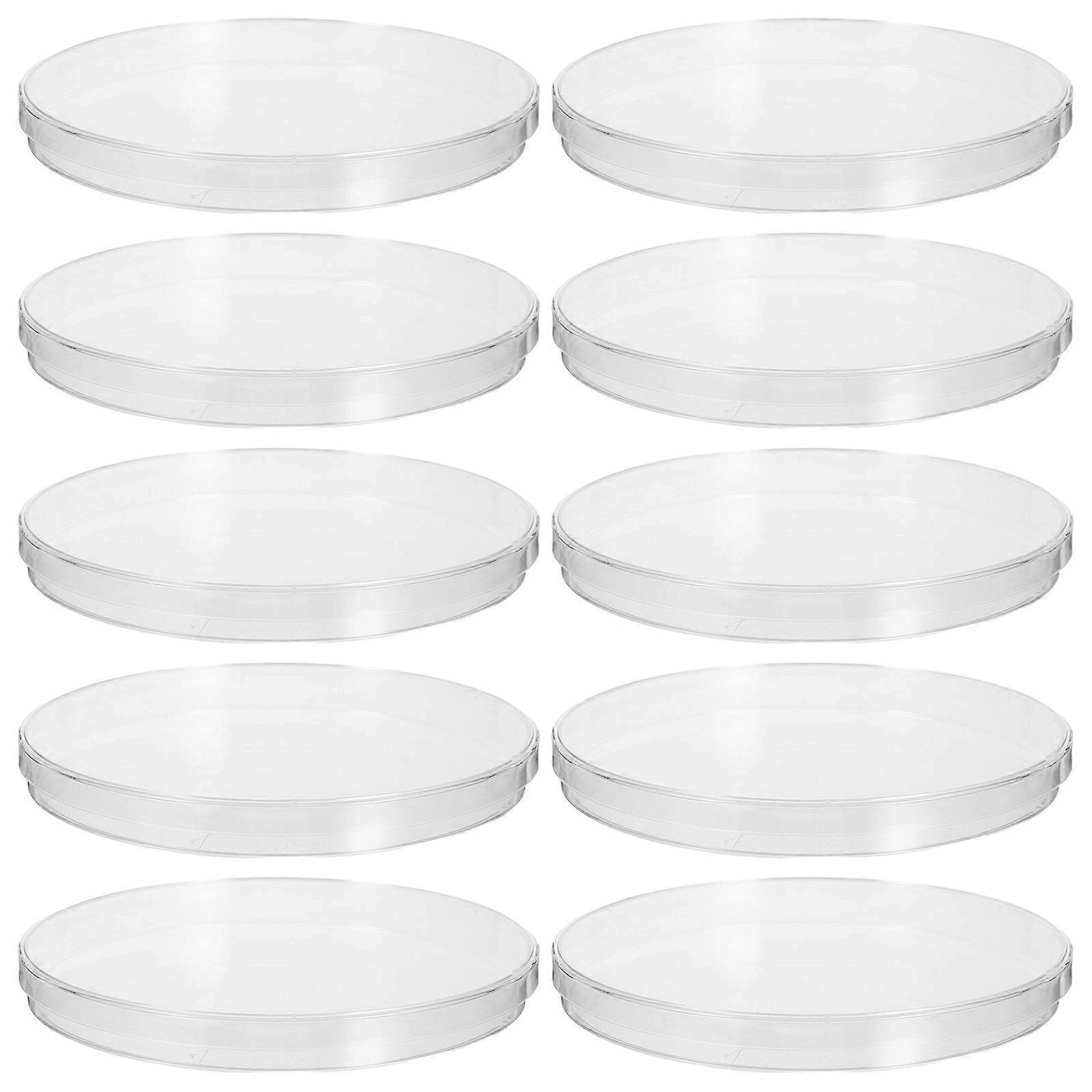 Laboratory Culture Plate Plastic for Storage Use 10Pcs