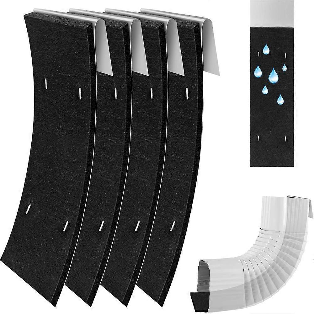 4 Pack Gutter Noise Dampener, 3.5 X 11.8 in Rain Noise Downspout Reducer, Insert Adjustable Downspout Drip Reducer