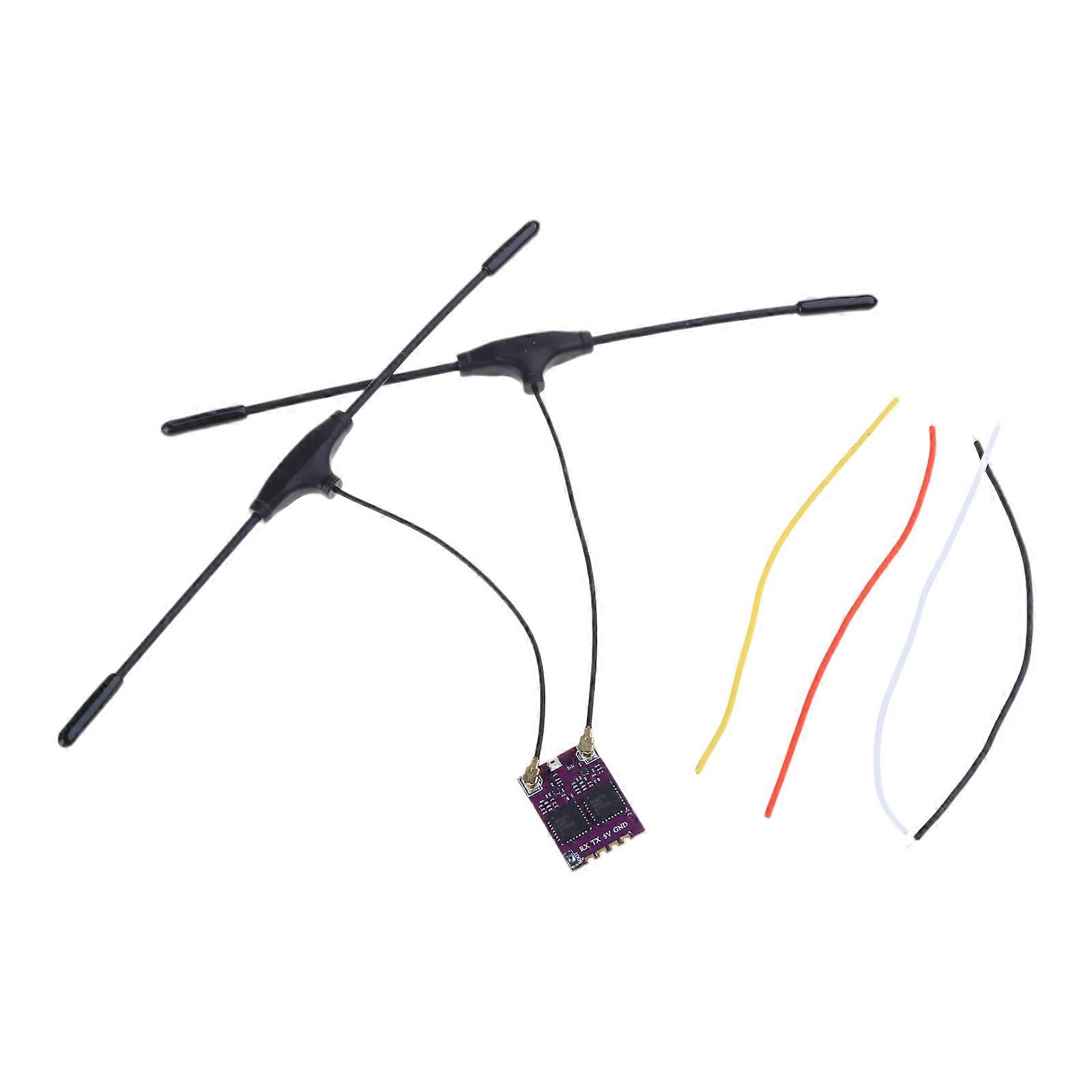 ES900 Two-Tier RX ELRS Diversity Receiver 915MHz/868MHz Built-in TCXO for FPVs Long Distances Quadcopter DIY Part Multicolor