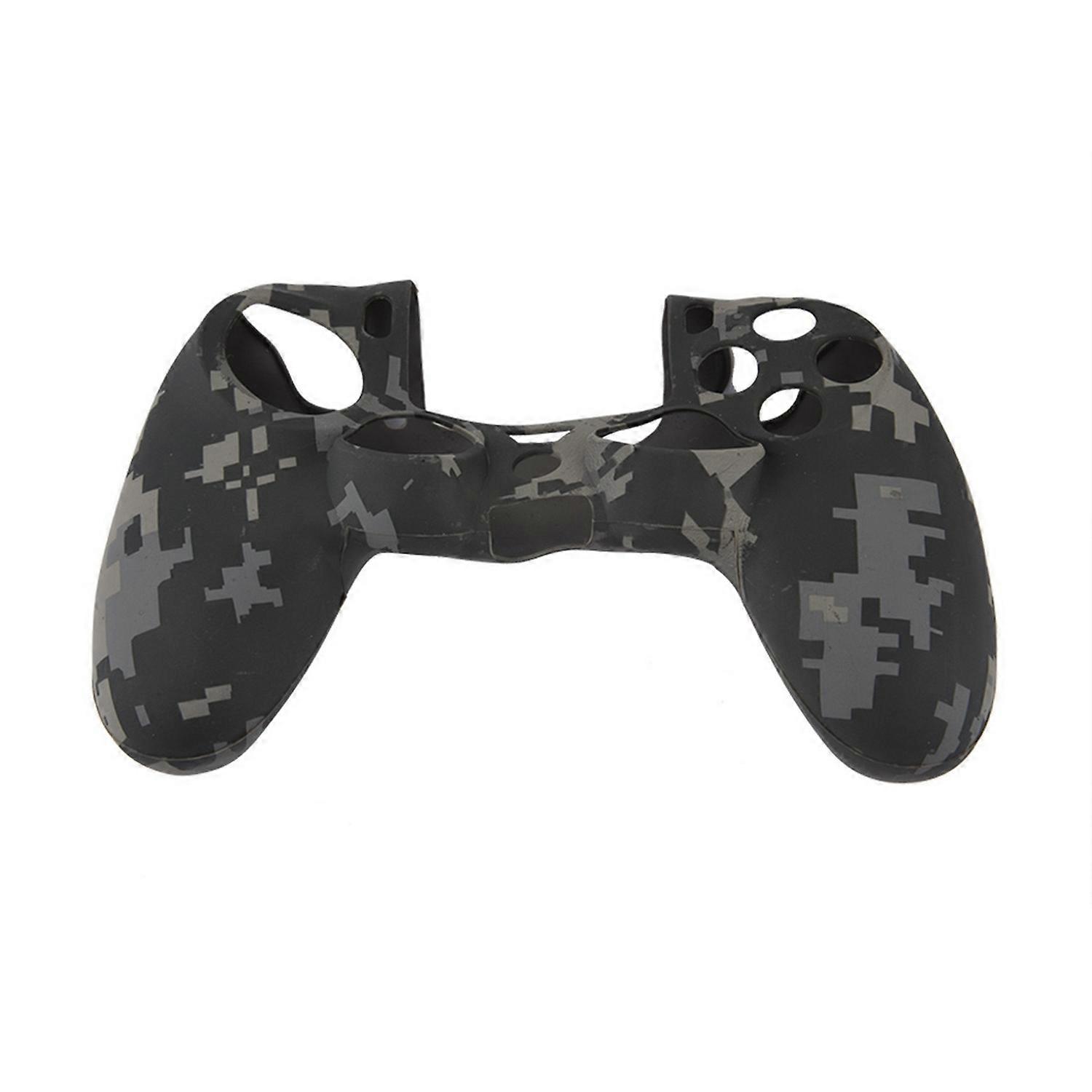 Soft Silicone Sleeve Dustproof Case Handle Cover For PS4 Controller Gray