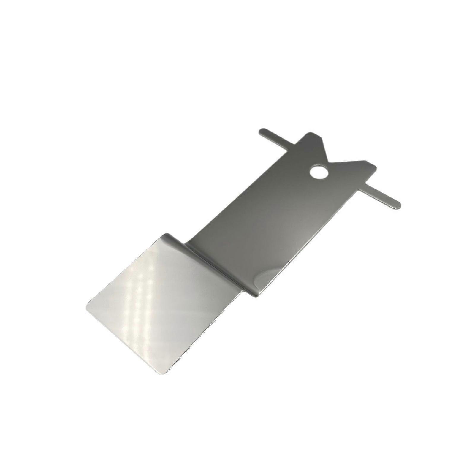 Space Saving Lid Holder Metal Pots Lid Storage Stand Metal Texture Suitable for Efficient Cookware Shelf Organization  Silver