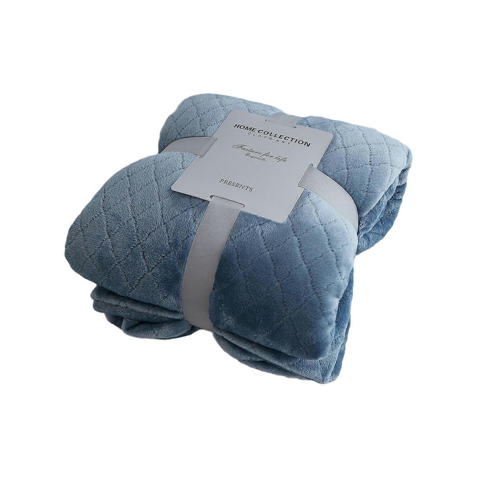 Home Decor Clearance! Soft Fuzzy Warm Throw Blankets, Cozy Plush Checkered Fleece Couch Blanket, Machine Washable