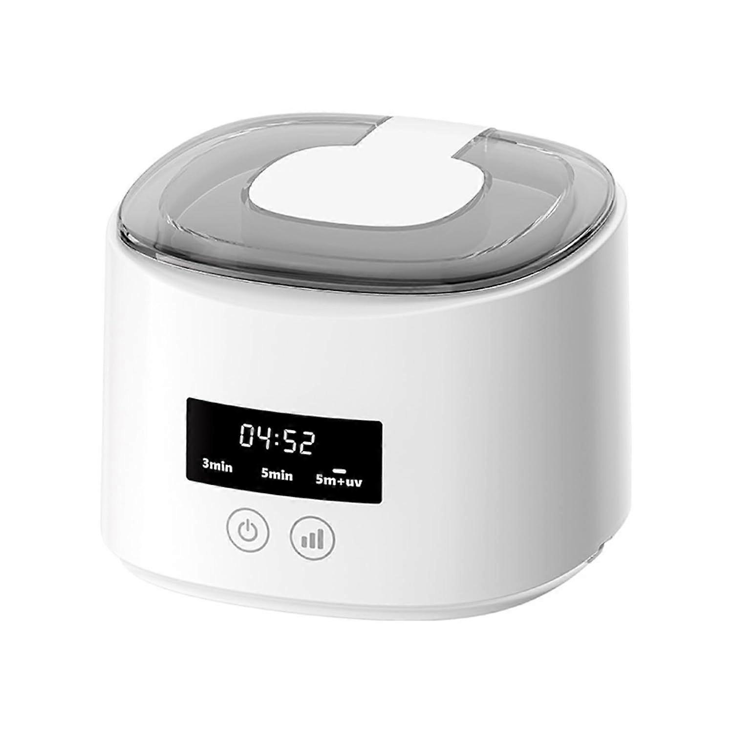 Ultrasonic Denture Cleaner Ultrasonic Denture Cleaner Machine 55kHz 380ml Low Noise for Jewelry