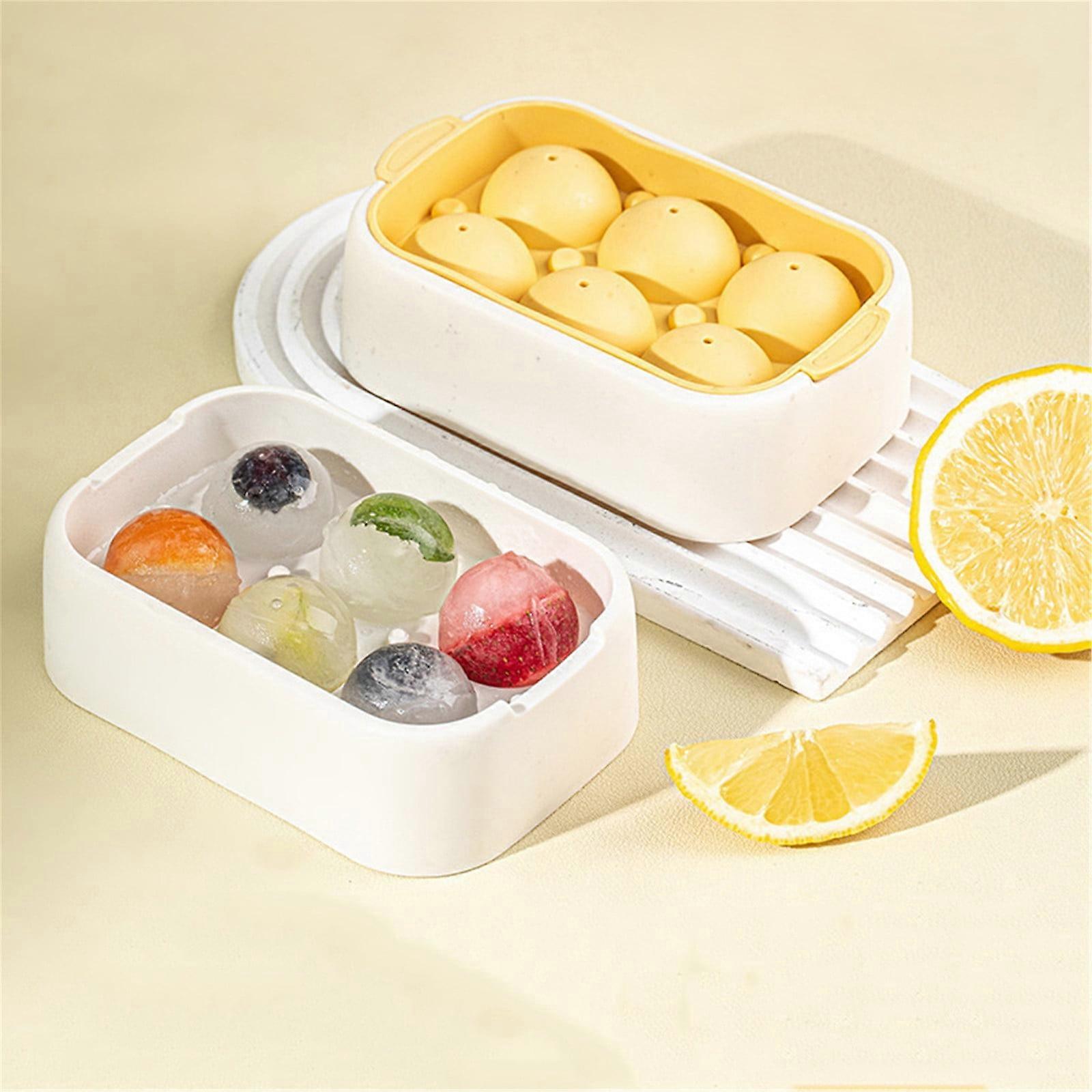 Yonrjhukm Ice Molds Easy Release Ice Box with Cover Small Household Refrigerator Easy Release