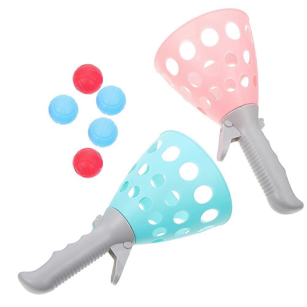 Parent-Kids Toys Children Catch Launcher for Playing 3Sets Assorted Colors