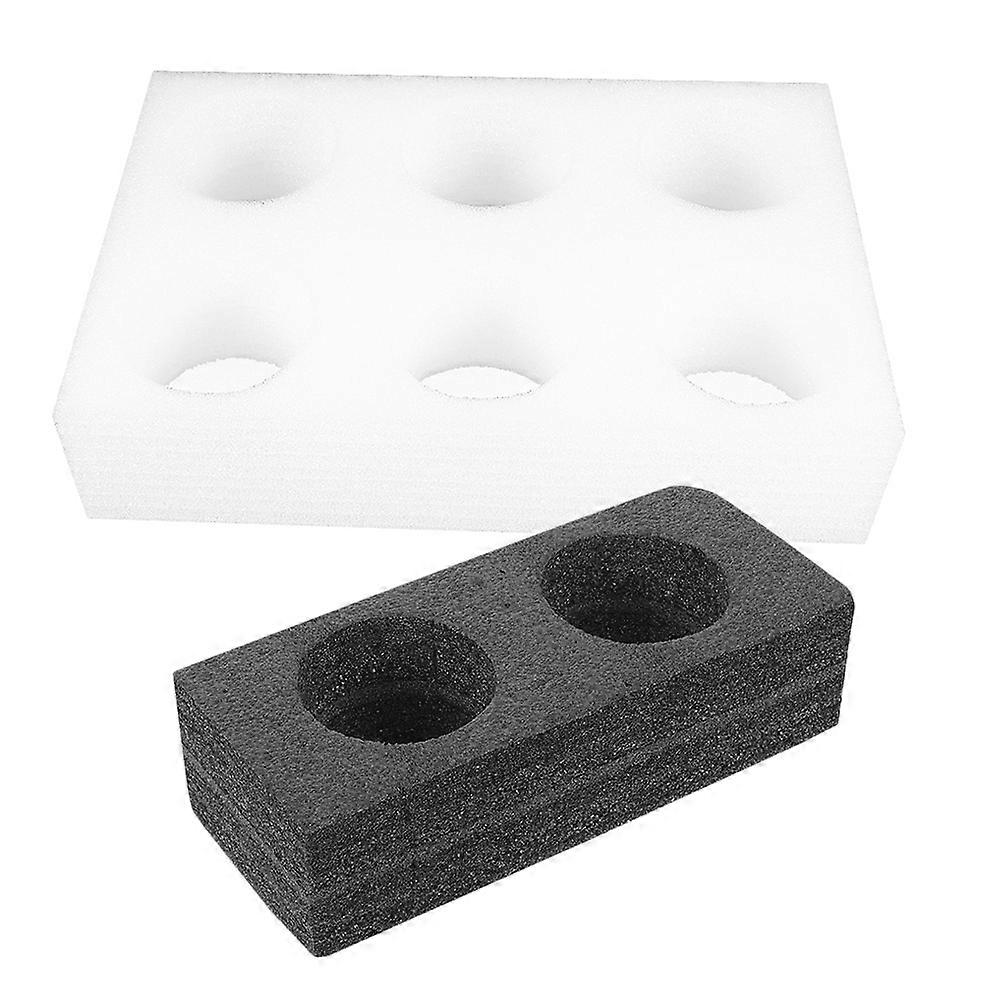 Takeout Coffee Cup Holders White for Beverage Carrying 10Pcs Set