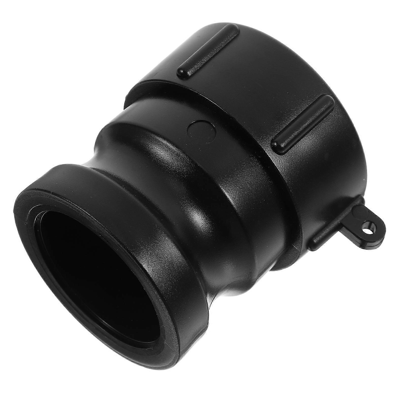 Ibc Tank Adapter Coarse Thread for Ibc Tote Fitting Black Durable PP