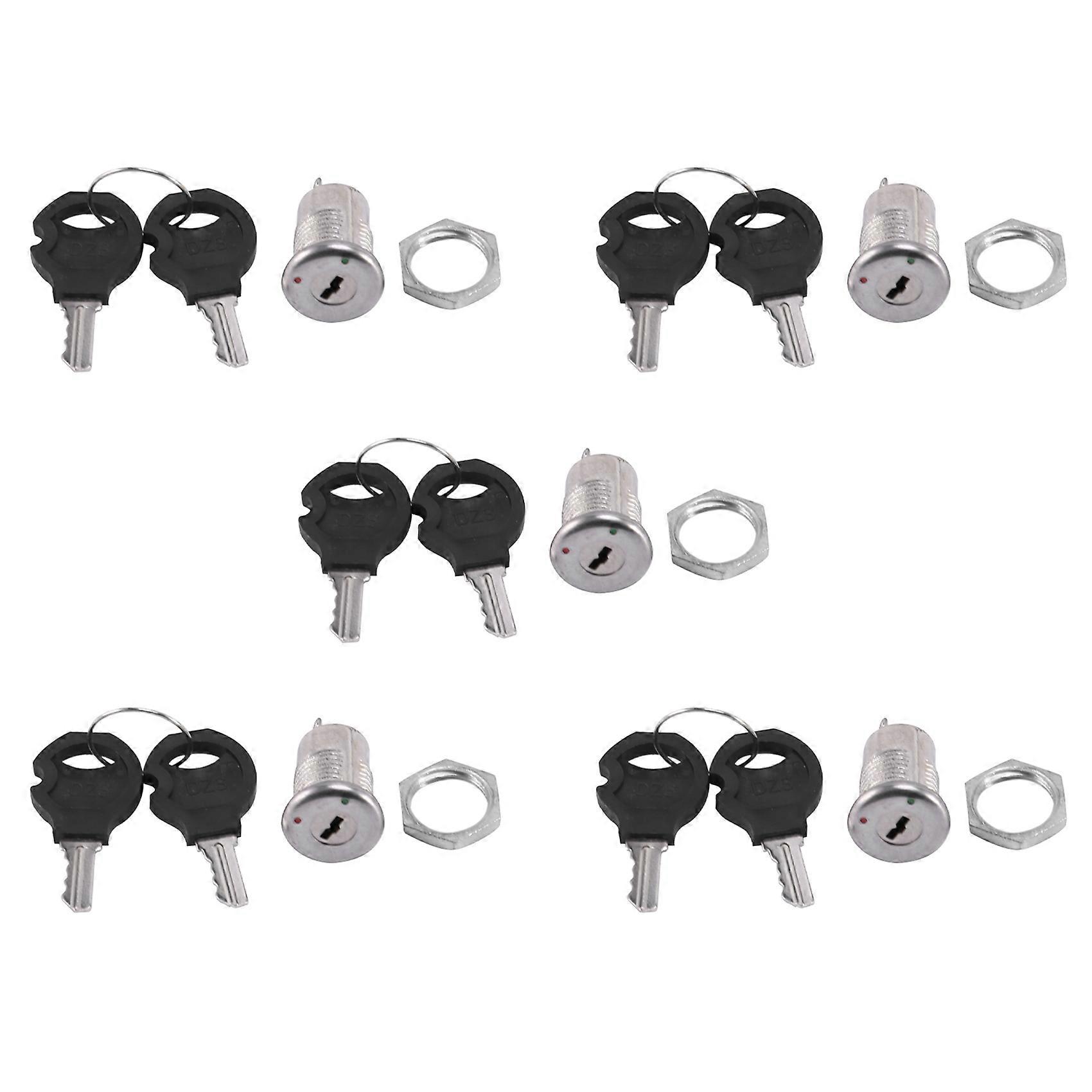 5X on Off Two Terminals Keyswitch Keylock Switch W Keys