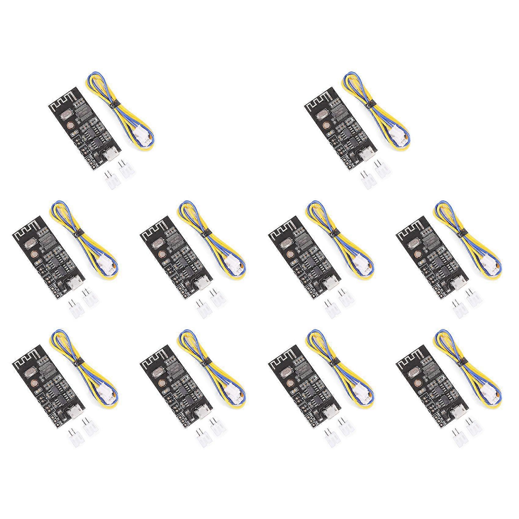 10X Bluetooth Amplifier Board, 5W +5W Output Power, DC 3.7V-4.2V/5V Mini Bluetooth Speaker Board