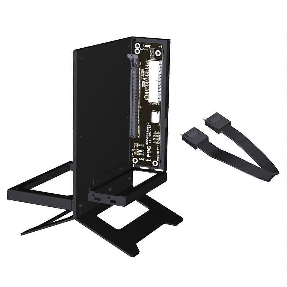 Carte graphique externe OCuLink F9G-BK8-F9934 PCIe 4.0 X4 64 Gbit/s, station d'accueil ATX pour GPU M.2 NVMe vers SFF-8612 Oculink EGPU 50 cm