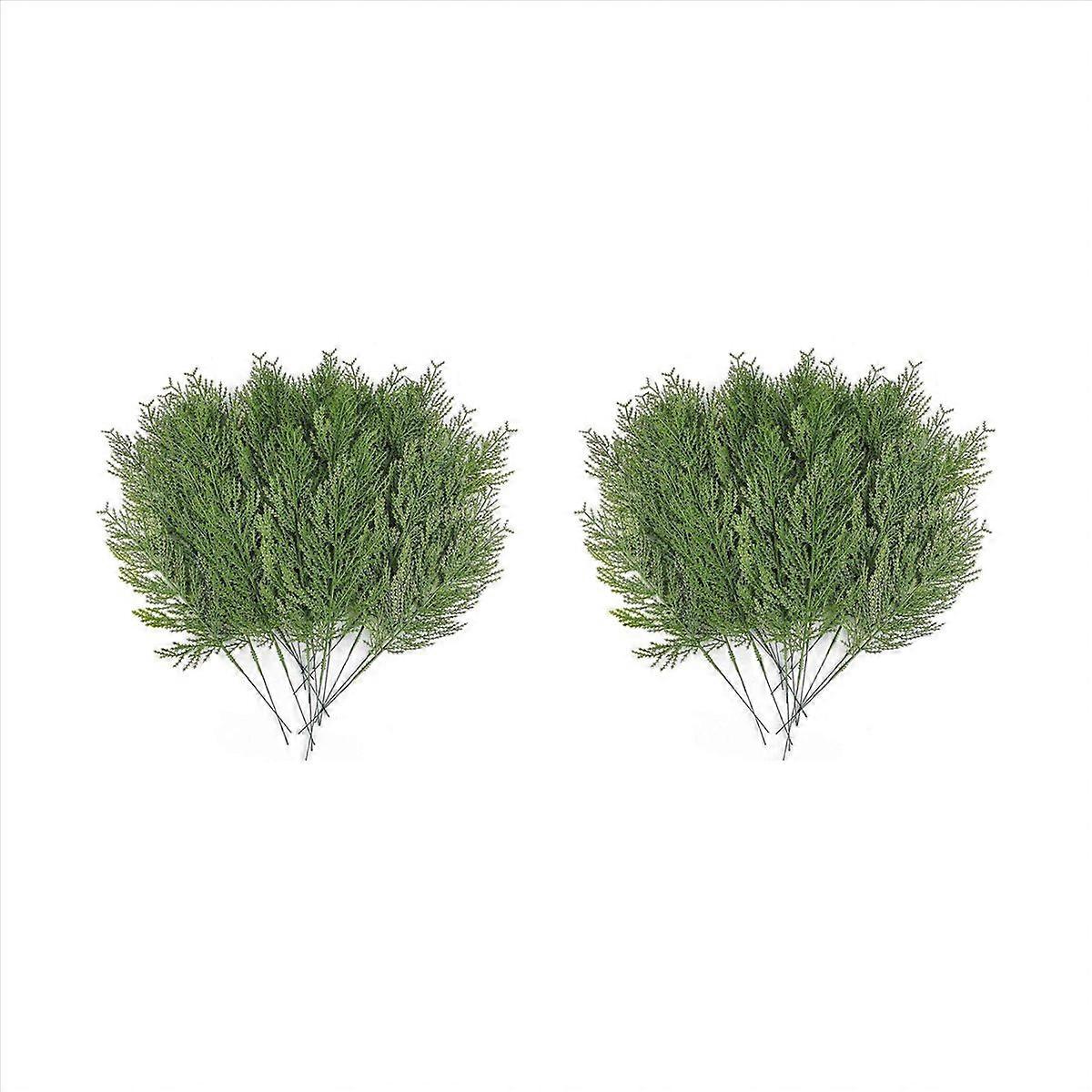 40 Pcs Artificial Cedar Sprigs Faux Cedar Branches Cedar
