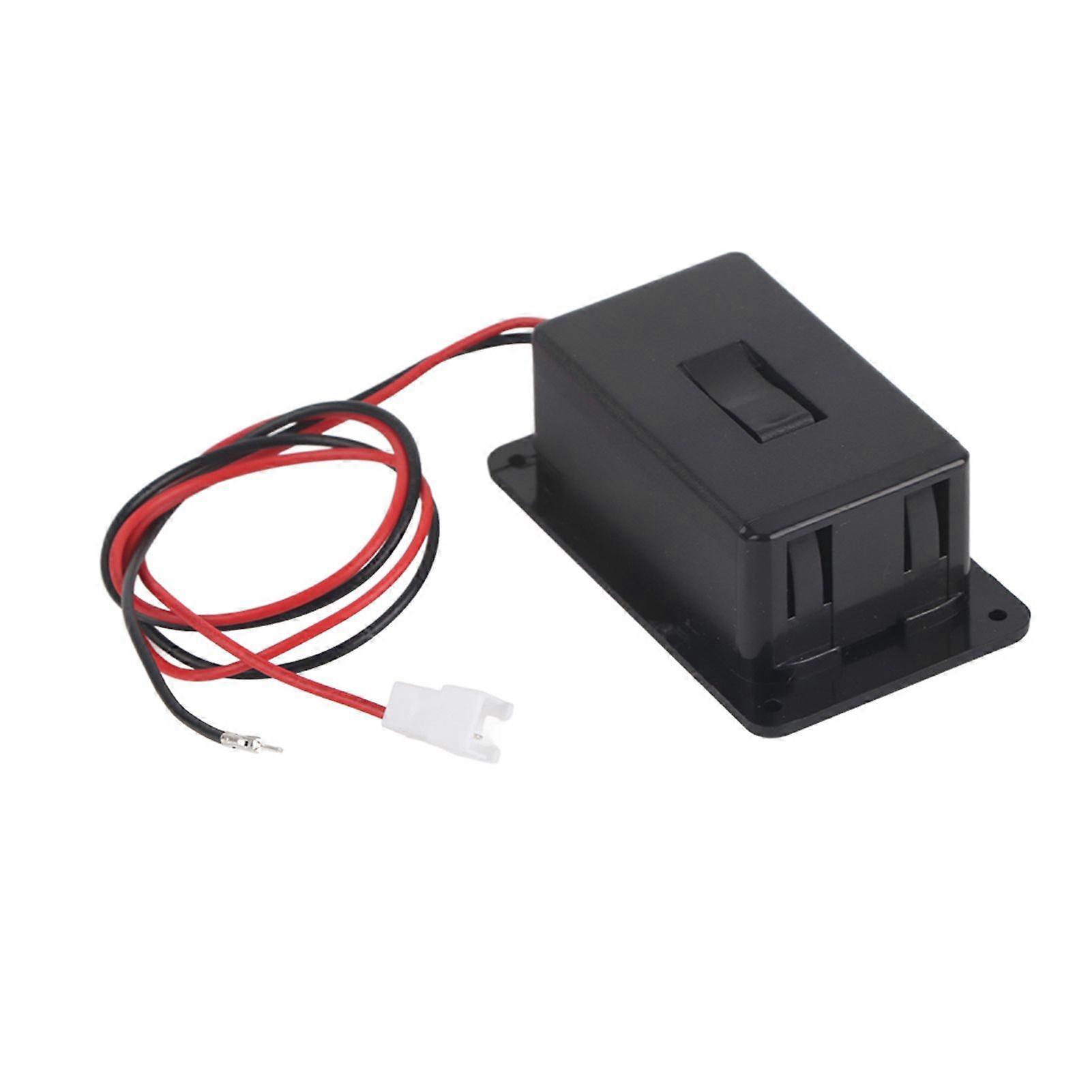 9V battery case with lid for guitar and bass active pickup connector