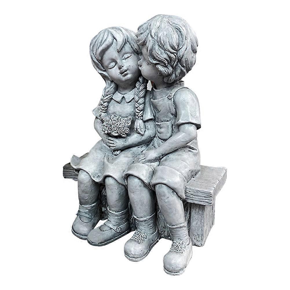 Simulation Kissing Model Lovely Modeling Resin Unqiue Kissing Table Decor