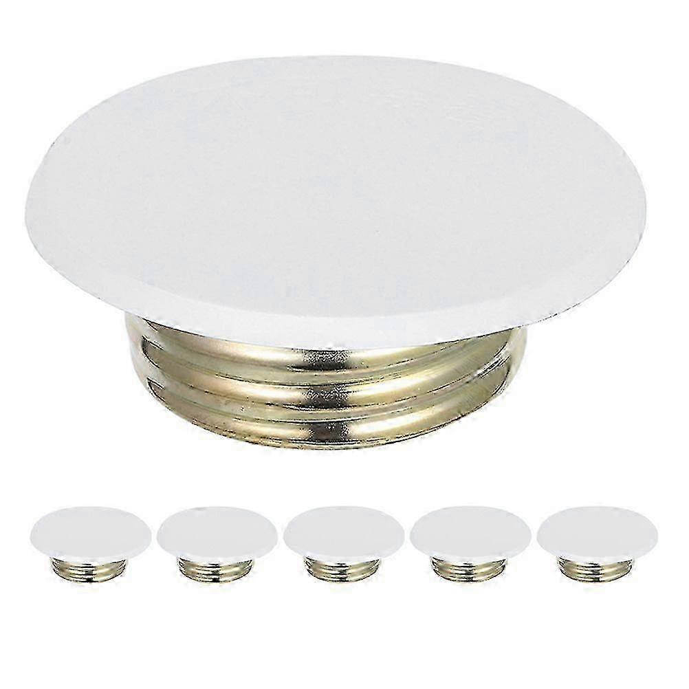 Replacement Cover Plates for Fire Sprinkler Heads, 8pcs Flat White Design