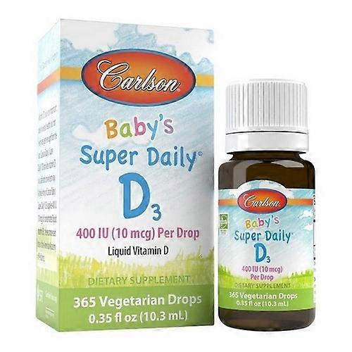 Carlson Baby's Super Daily D3 Liquid Unflavoured, 10.3 Ml