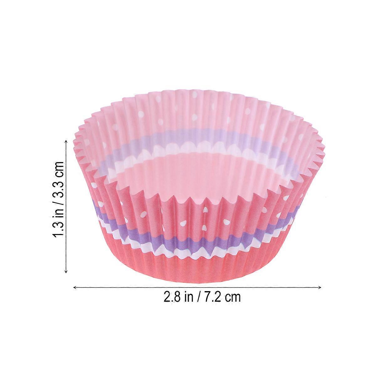 Red Paper Baking Cups Cupcake Liners for Party 200Pcs