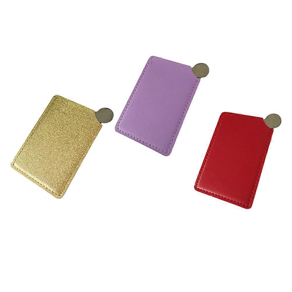 Makeup Mirror Stainless Steel Mirror for Makeup Use 3Pcs Portable Mirrors