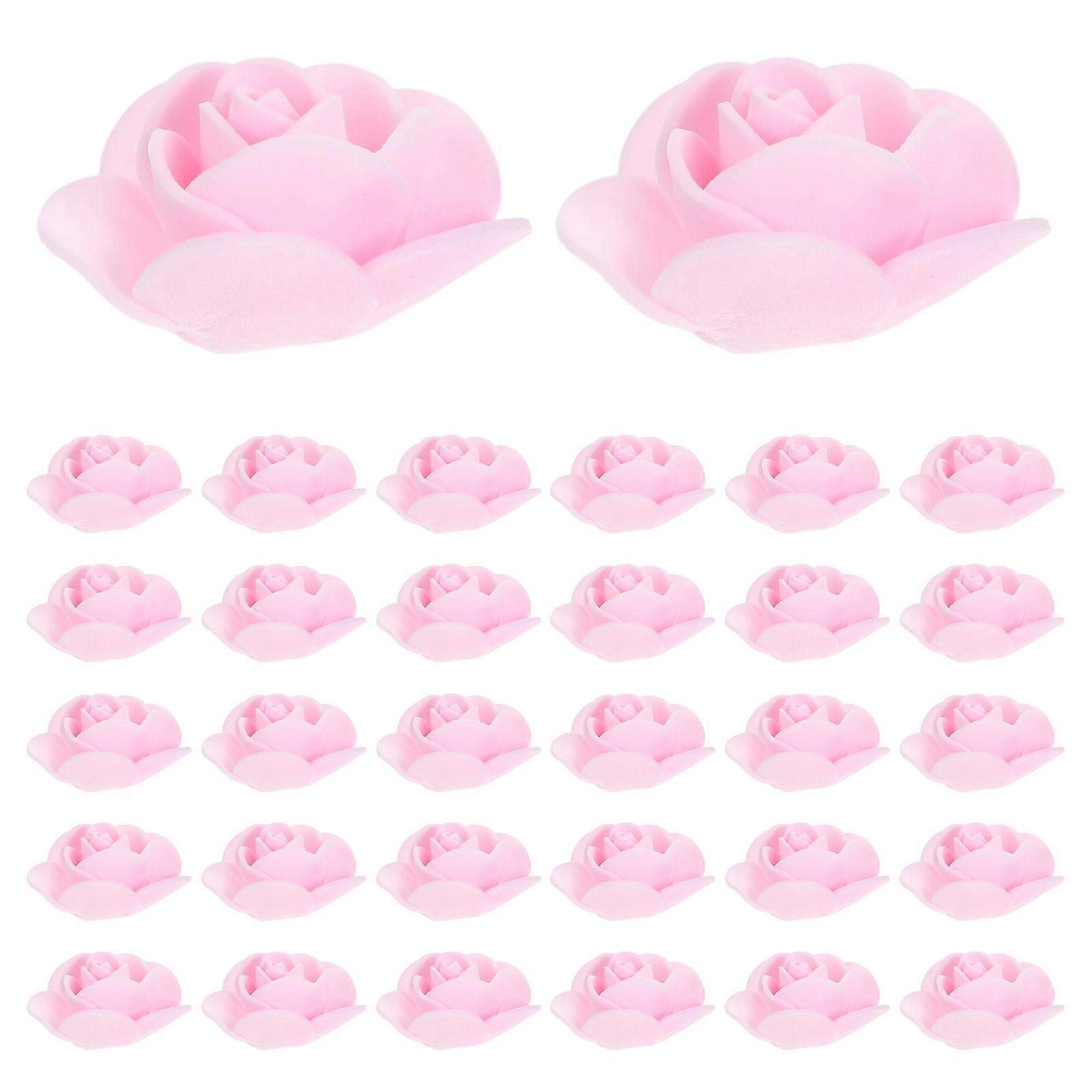 Pink Artificial Rose Flower Heads for Wedding Decor 500Pcs Pack