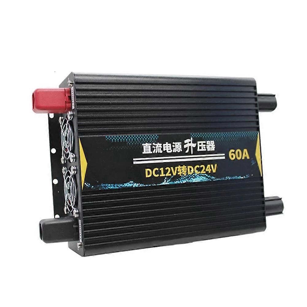 12V till 24V DC 60 Ampere effektförstärkare Step-Up DC DC-omvandlare 12 Volt till 24 Volt transformator för bilvideokylskåp