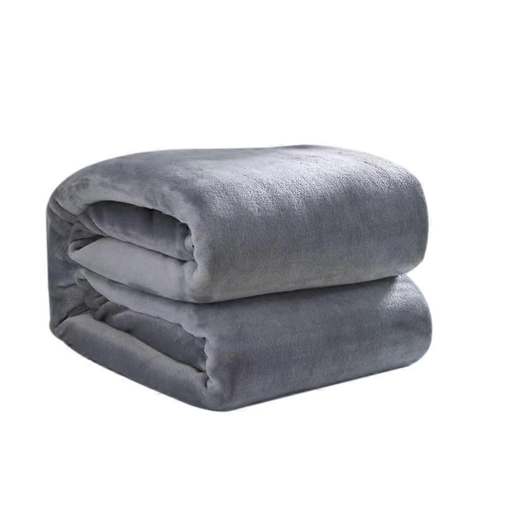Clearance! Zainafacai Weighted Blanket Super Soft Warm Solid Warm Micro Blanket Throw Rug Sofa Bedding Gray