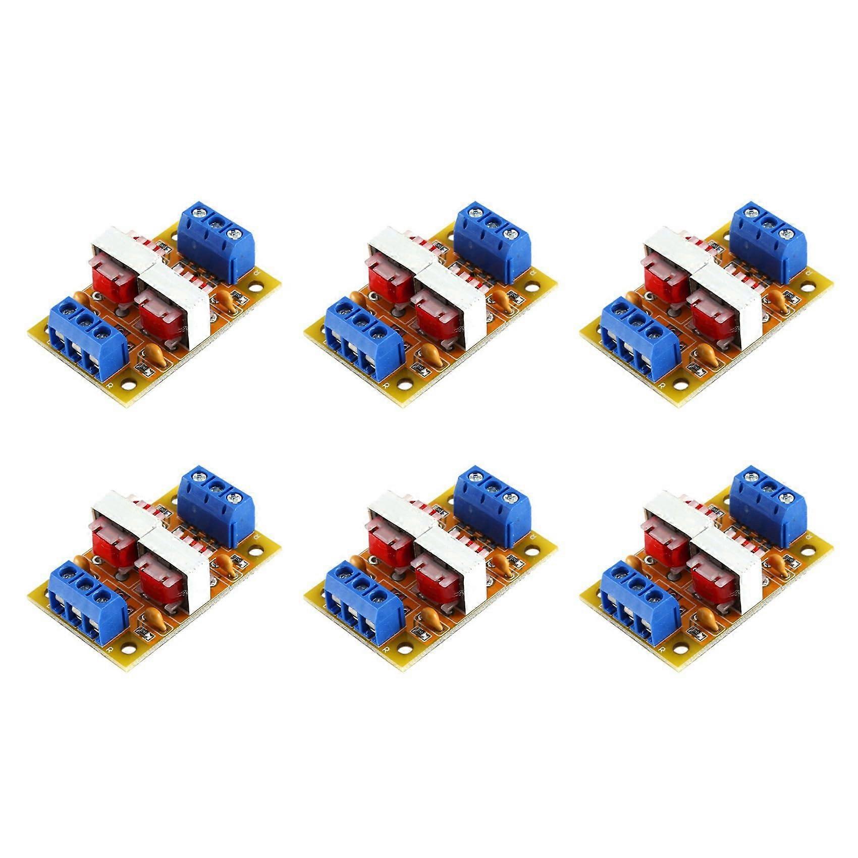 6X Audio Stereo Isolator Ground Loop Suppressor Noise Isolation Interference Filter For Audio Equipment