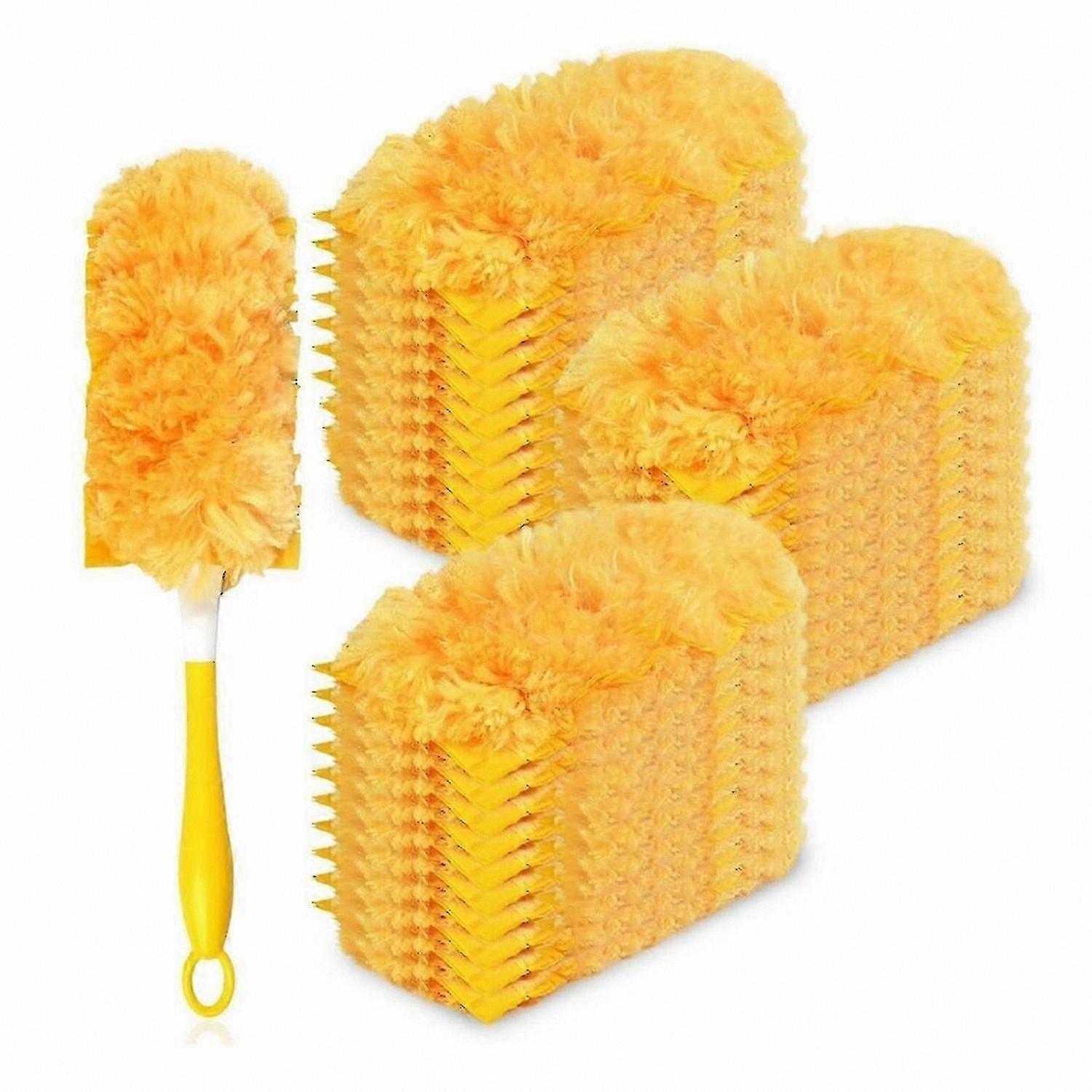 30 Pack 360 Dusters Refills for Swiffer Dusters, 1 Handle Included